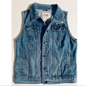Mossimo Supply Co, Denim Vest, Jacket, Size L